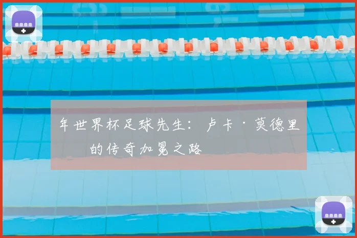 年世界杯足球先生：卢卡·莫德里奇的传奇加冕之路