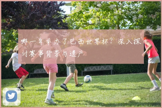哪一年举办了巴西世界杯？深入探讨赛事背景与遗产