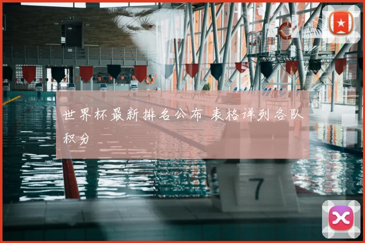 世界杯最新排名公布 表格详列各队积分