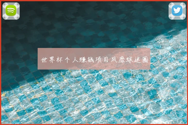 世界杯个人赚钱项目风靡球迷圈
